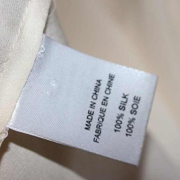 Haute Hippie - High Quality Silk Blouse w/ Front Patch Pockets, Ivory, Med -$275 - Picture 9 of 9